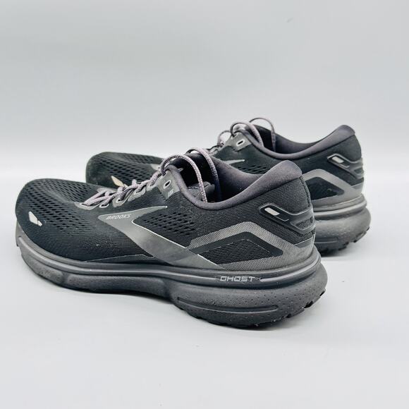 Brooks Shoes Mens 7 Black Mesh Ghost 15 Road Running Athletic Sneakers Comfort main image 4